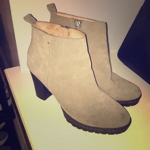 Tan Suede Booties from Nordstrom